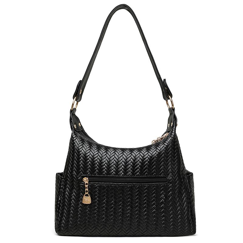 Große Umhängetasche PU Crossbody Tasche Mehrschichtige Tasche Muttertasche