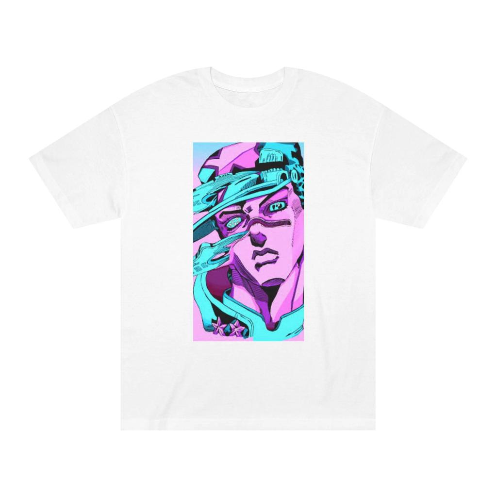 Jotaro Kujo JoJo TShirt Anime Graphic Tee for JJBA Fans and Collectors Streetwear Highquality Crewneck Shortsleeved Unisexs T