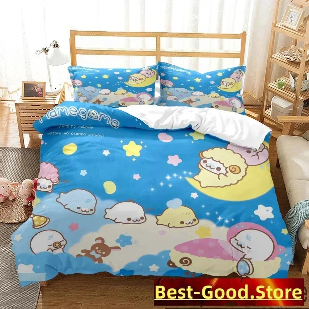 

3D Print Bubu Dudu Carton Bear Pplusa Beding Set Printed With Pilowcase Soft Duvet Cover Soft Single Double Quen Super King-Sized Dimensionsd 100*200cm Single