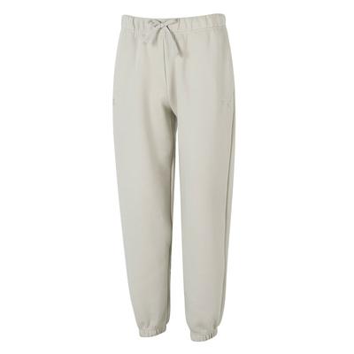 Comfortable Lace-Up Breathable Cuffed Knitted Sports Pants Unisex Bottoms Beige 631386-68