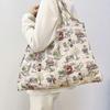 Eco-Friendly Foldable Single Shoulder Grocery Bag for Women, Large Capacity