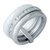 Silberring mit Keramik (1978047) 7,26 gr. 925 Proben