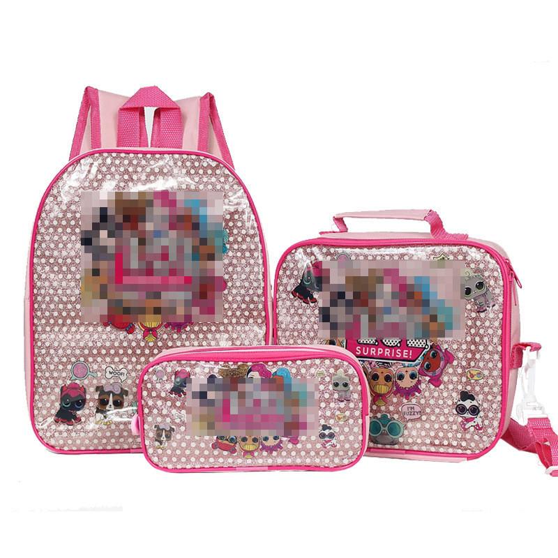 Frozen Spider-man Cartoon Kindergarten School Bag Set For Children