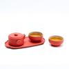 Chinese Style Matte Glaze Tea Set with Tray