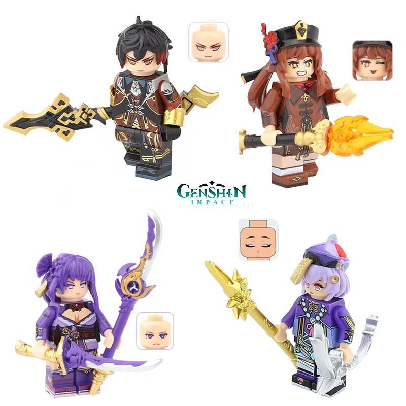 Original Genshin Impact Figur MOC Bausteinspielzeug für Kinder