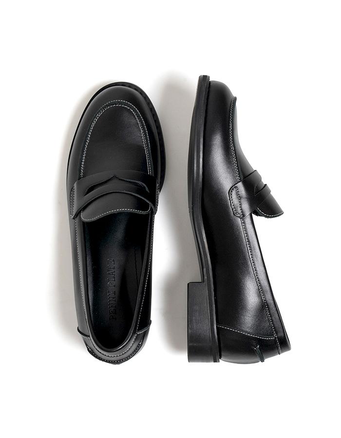 Pennyplate Women'S All-Black Low Loafers