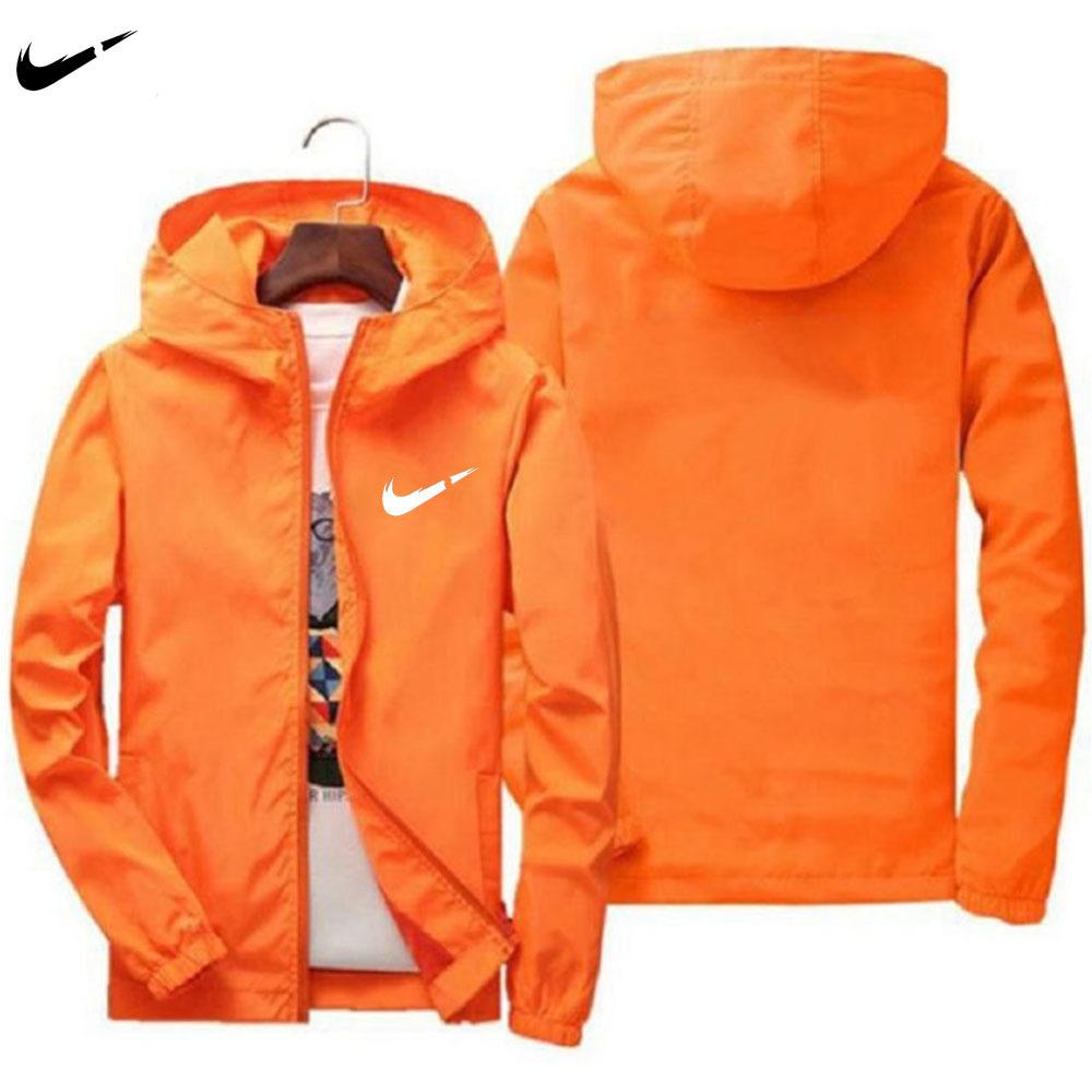 Fashionable loose cardigan with zipper jacket, trendy brand casual and versatile hooded jacket, windproof and rainproof jacket