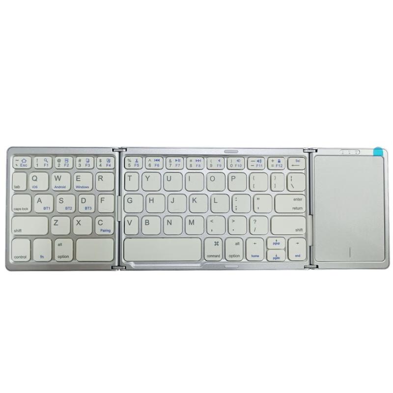 Ally Portable Tri-Fold Bluetooth Keyboard with Touchpad