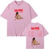 LOLA YOUNG Tour Tshirt Graphic Printing Hip Hop 100cotton Teeshirt High Quality Punk Soft Tshirt Ropa Hombre Gothic Clothing