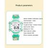 UTHAI Children's Watch Sports Cute Print Card Swimming Waterproof Alarm Clock Boys and Girls Student Kids Electronic Watches