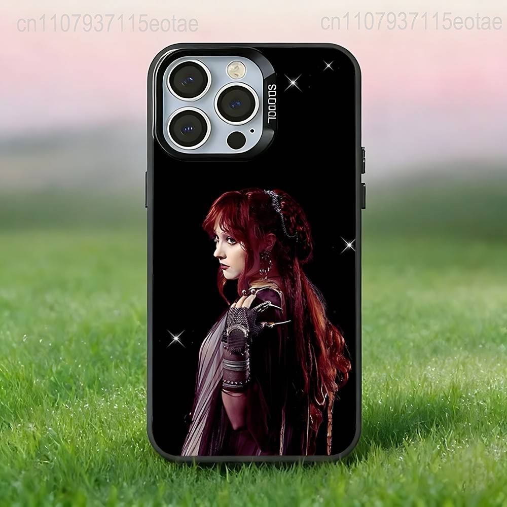 

C-Chappell Roan Singer Phone Case For iPhone 17,16,15,14,13,12,11,Pro,Max,Plus,E,Air,Mini Black Tpu IMD Cover iPhone13PRO