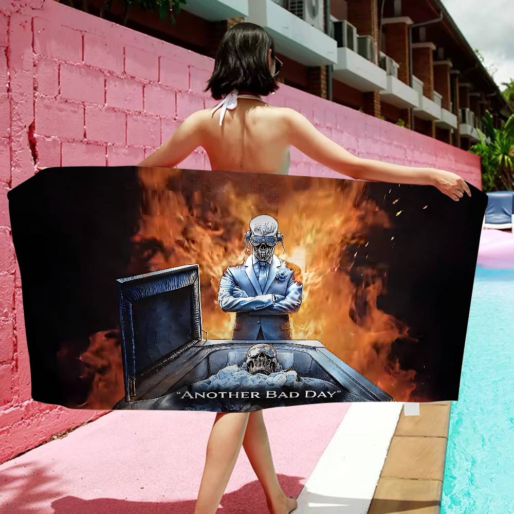 M-Megadeths Heavy Metal Rock Band Microfiber Beach Towel Absorbent Quick Dry Soft Yoga Swimming Resort Mountain Climbing Towel