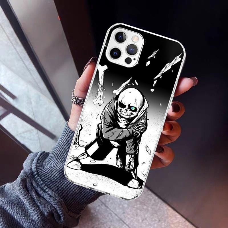 Undertale Papyrus Sans Doggo Phone Case For iPhone 17 Air 16 15 Pro Max 14 Plus 13 Mini 12 11 Cover 7 8 SE Silicone Shell Print