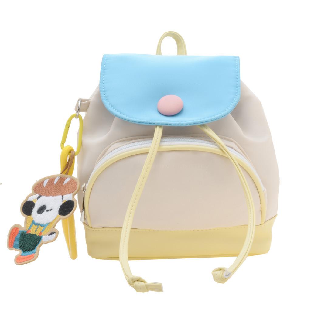 Lightweight Cute Nylon Backpack For Preschool Boys And Girls In Blue