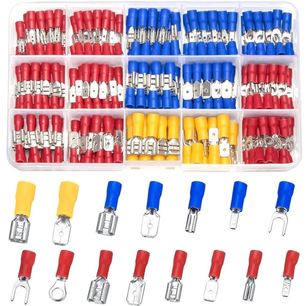 280pcs Multicolor Wire Terminal OT Type Cold Pressure Terminal Set  Electrical Connection