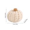 Crocheted Pumpkins for Festive Thanksgiving Halloween Mantlepiece Embellishments Autumnal Small Pumpkins Decoration