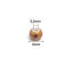 30Pcs 6mm Ceramic Round Beads Colored Large Hole Loose Spacer Beads For DIY Handmade Bracelets Earrings Jewelry Accessories
