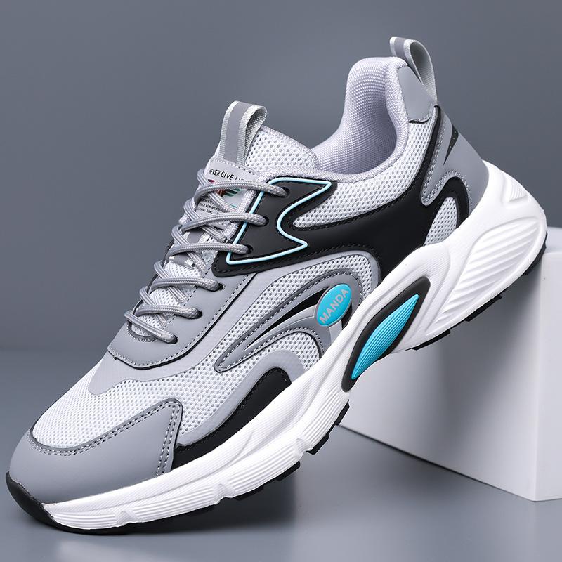 

Men s shoes 2025 new summer mesh sports shoes daily men s soft sole non-slip breathable casual running shoes 2025 38
