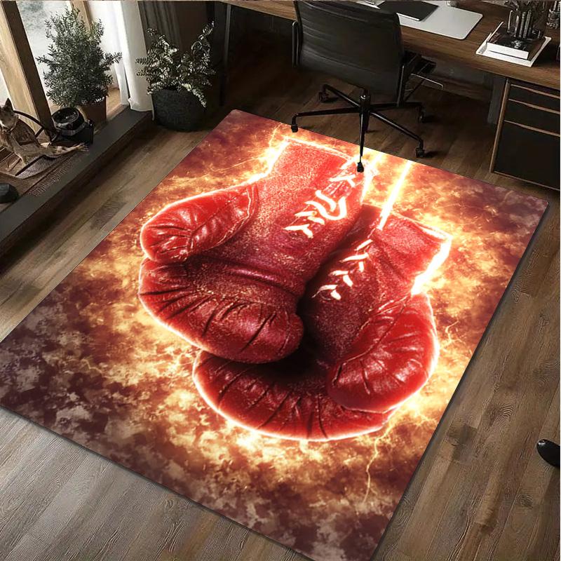Boxing Gloves Rug Home carpet Office Decorative Carpet For Living Room Bedroom Door Mat Floor Carpet Computer Chair Area Rug