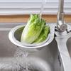 3Pcs/Set Hanging Hook Swan Sink Strainer Basket Faucet Waste Drain Rack  Fruits