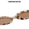 Retro Oval Sunglasses Small Frame Sunglasses For Women Men Jelly Color Gothic Glasses UV400 Fashion Shades Oval Mirror  New