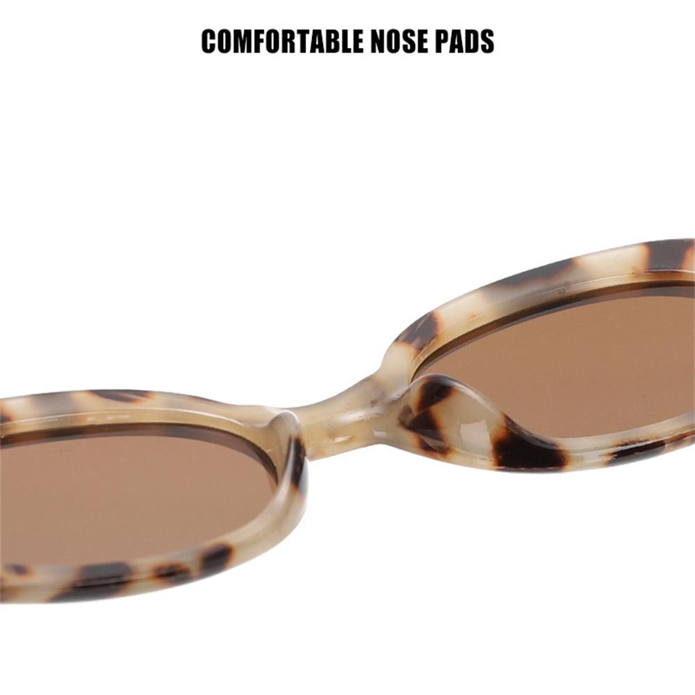 Retro Oval Sunglasses Small Frame Sunglasses For Women Men Jelly Color Gothic Glasses UV400 Fashion Shades Oval Mirror  New