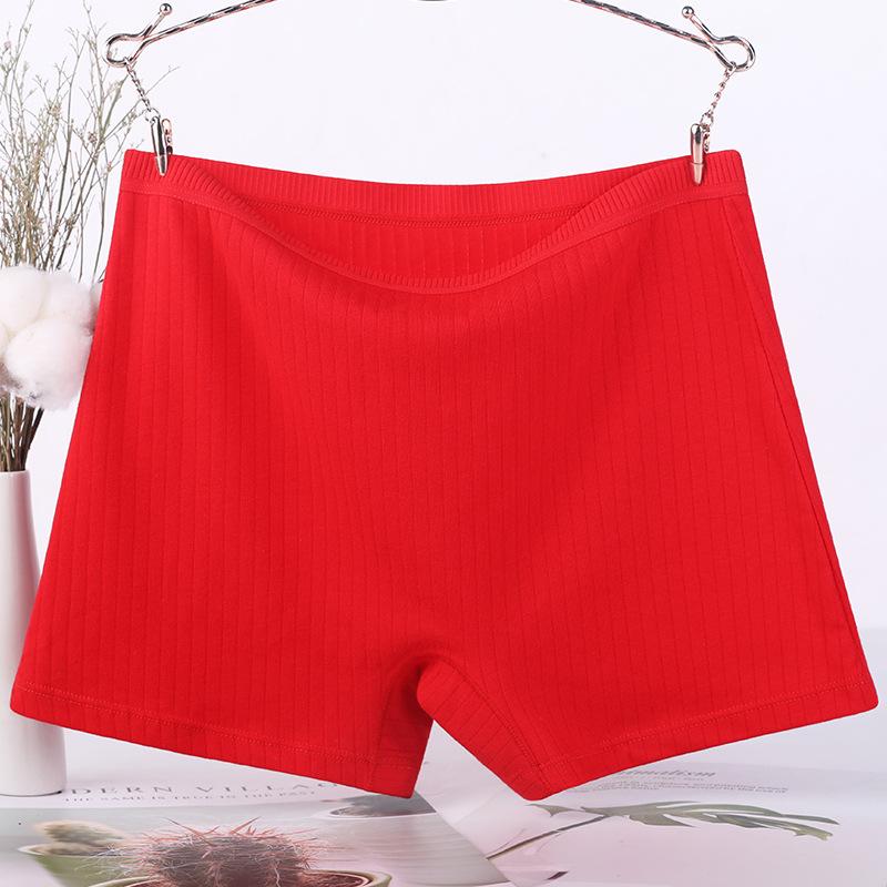 Women's Year Bright Red High-waisted Flat Angled Panties