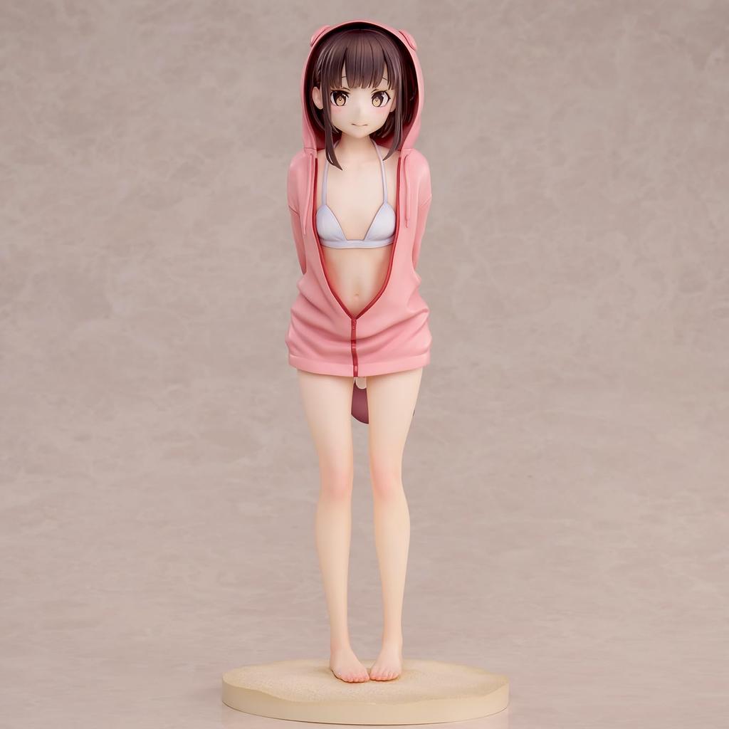 Jonsun Illustration Parka PVC ABS Painted Complete Figure "Swimsuit Misaki" Non-scale &