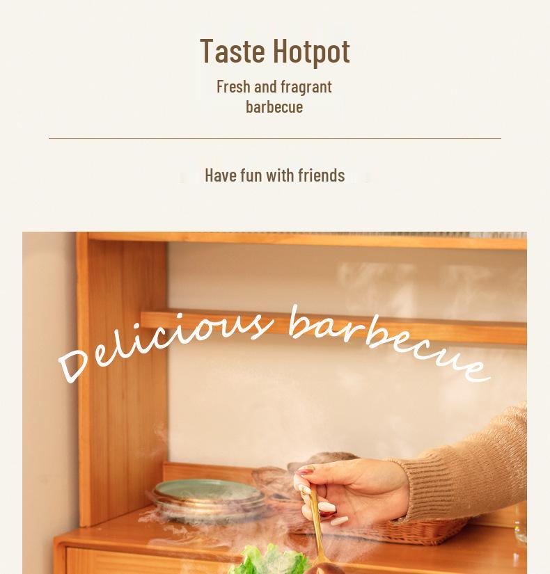 Korejský nepřilnavý elektrický multifunkční horký hrnec a grilovací pánev v jednom