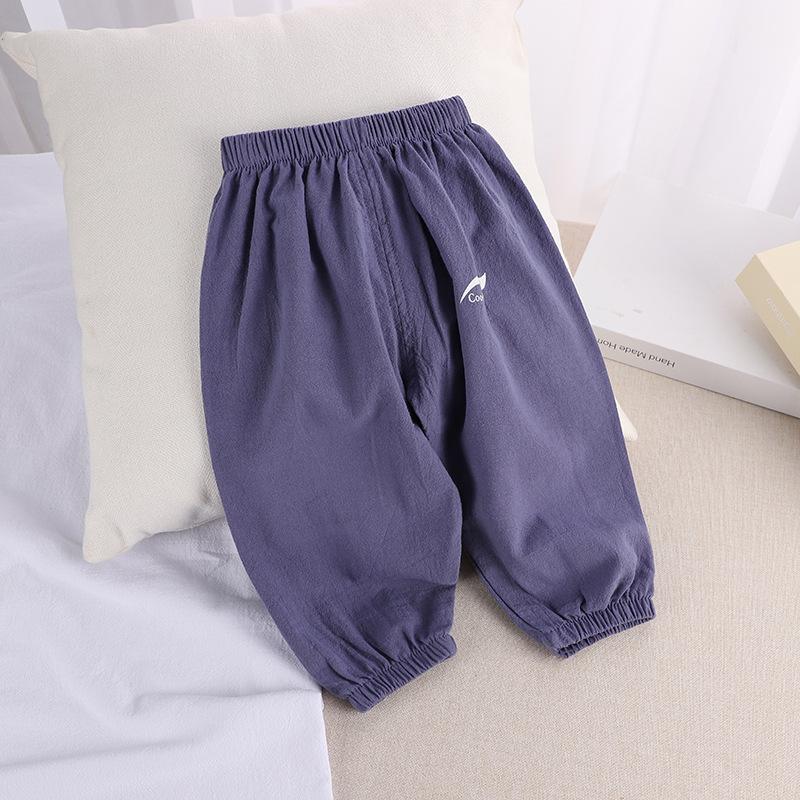 Unisex Baby Mosquito Prevention Pants for Summer with Breathable Fabric and Elastic Waistband