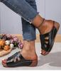 Fashion Women Sandals Women Heels Sandals With Wedge Summer Shoes For Women Platform Sandals 2024 Summer Slippers Heeled Sandalias Mujer