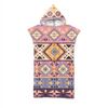 Adult Bath Towel Beach Towel Cape Geometric Print Hooded Bath Towel