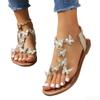 2026 new summer Women Fashionable Flat sandal Elegant minimalist Ladies' flat shoes with bow tie leisure comfort Beach slippers
