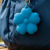 Lip Balm Holder Keychain Silicone Flower Lipstick Keychain, Portable Carrier for Bag Accessory Backpack Handbag, Travel Gloss Women