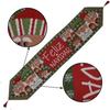 1pcs Christmas Decorations Table Flag Creative Christmas Tablecloth Long End Table Table Decoration Home Holiday Dress Fringe