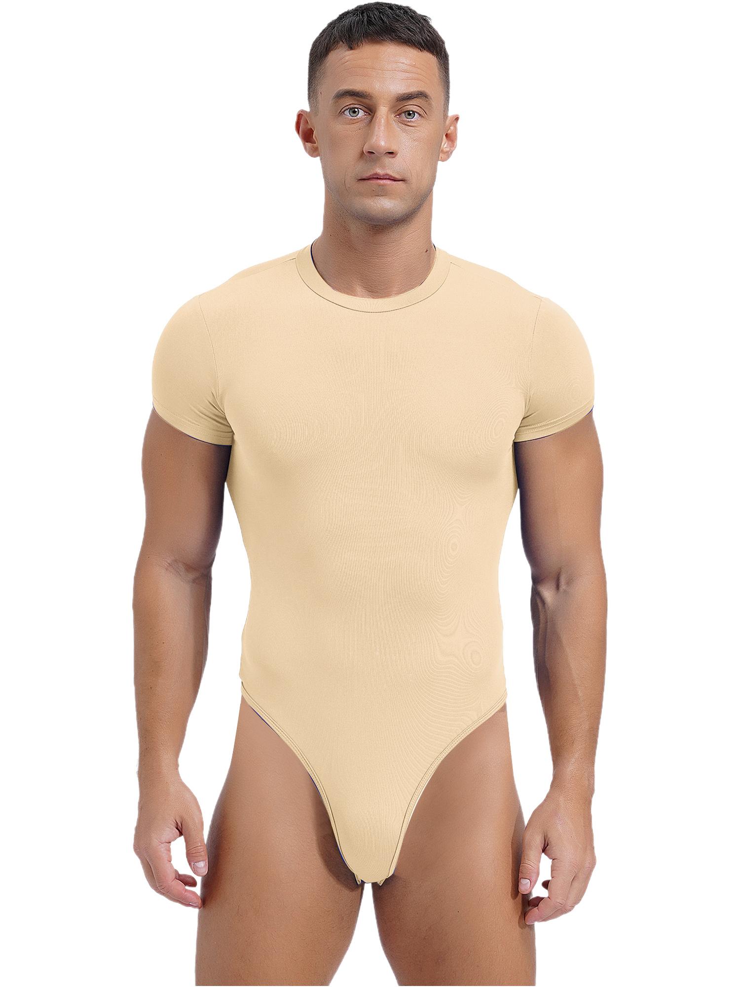 YDT-adult Heren afslanken body shaper vest shirt atletische sport bodysuit ondershirt effen kleur rompertjes voor bodybuilding yoga XXL beige