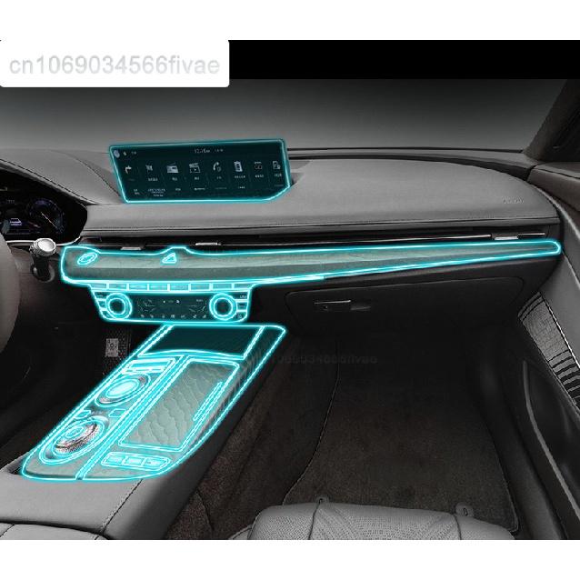 För Genesis GV80/G80 RG3 2020 2021 2022 2023 TPU Genomskinlig Skyddande Navigationsfilm för Interiör Bil