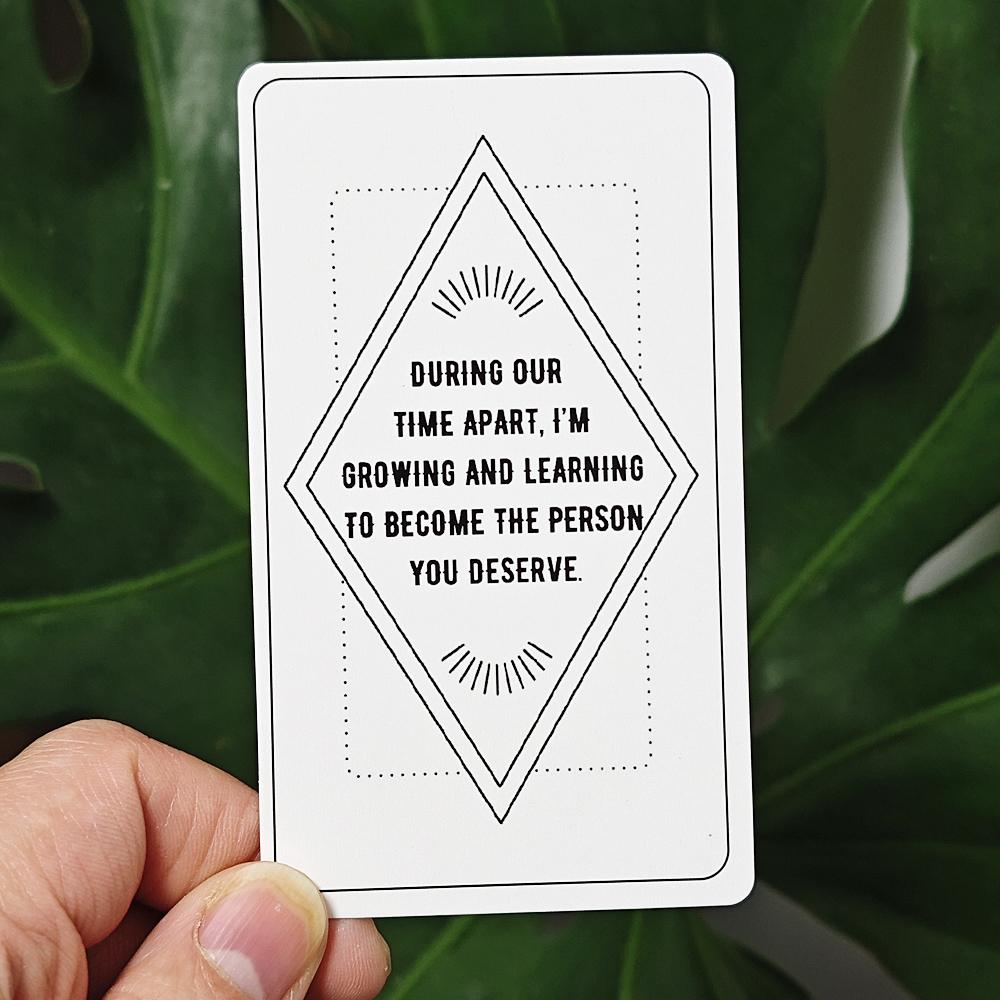 10.3*6cm Twin Flame Messages Oracle Cards Soulmate Deck for Psychic Love & Relationship Readings 54 Pcs Cards