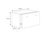 Toy Box Inga - Handle Gray