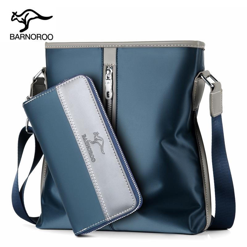 Men's Fashionable Oxford Cloth Shoulder Bag - Casual Vertical Crossbody Messenger Backpack