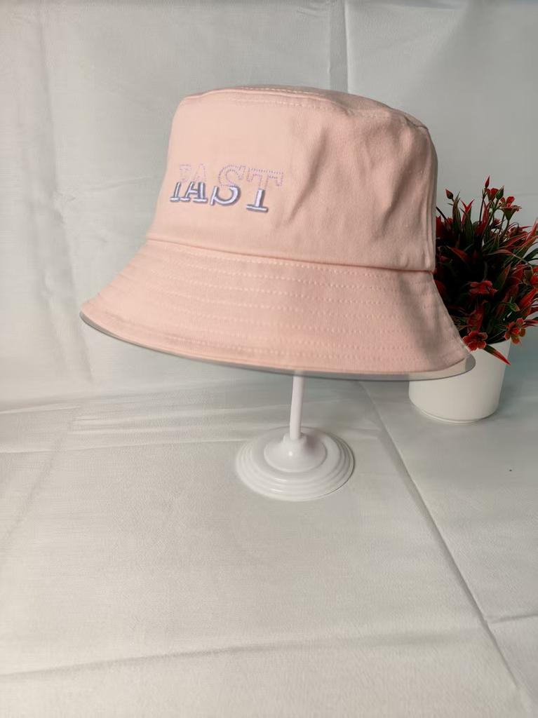 Spring and Summer New Product Letter Embroidery Lightweight Fisherman's Hat Children's Sunshade Sunscreen Couple Basin Hat Men's Thin Versatile