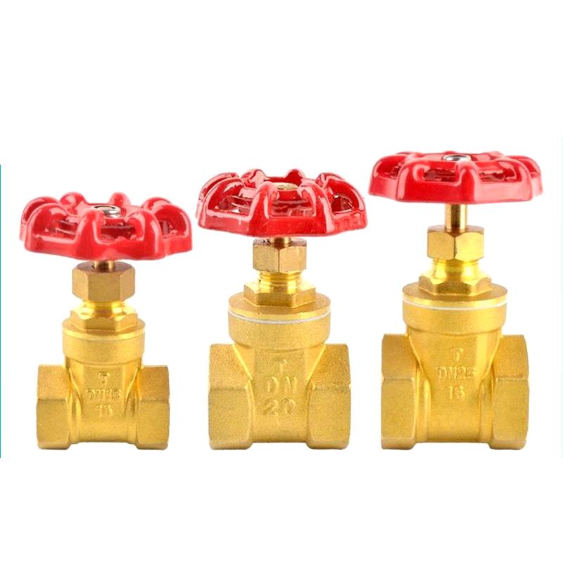 Versatile Brass Gate Valve with Female Thread 1/2" 3/4" 1" for Enhanced Plumbing Operations