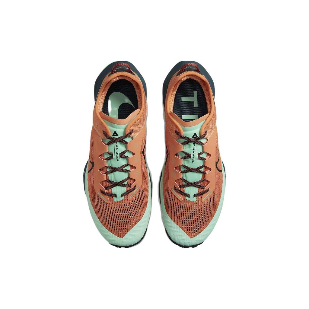 Nike Air Zoom Terra Kiger 8 Orange Trance Mint Foam Mineral Slate Black Men's Trail Running Shoes DH0649-801