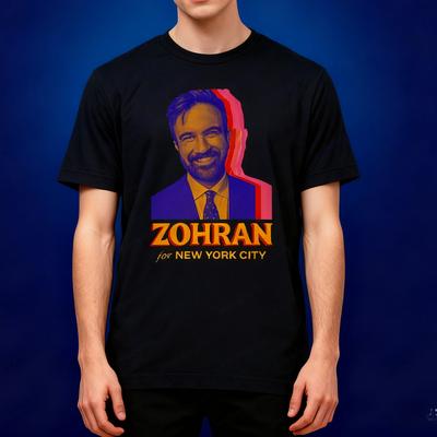 Zohran Mamdani Shirt Vote Zohran for Mayor Unisex TShirt Creative Design Modern Fashion Men Women Streetwear Daily Life Cotton T