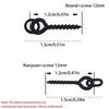 10Pcs Carp Fishing Bait Screws Pop Up Bait Boilie Method Feeder Fishing Accessories Connector Swivels End Tackle