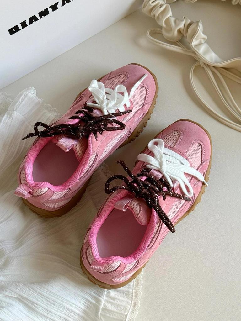 Zhike~ 6cm invisible inner height increase German training shoes thick-soled breathable sports shoes Forrest Gump dad shoes 2025 spring new models