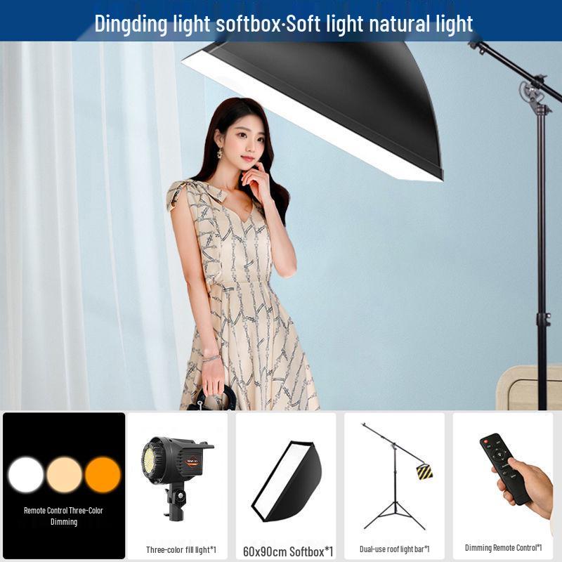 Professional Deep Throw Softbox Light for Photography & Live Streaming