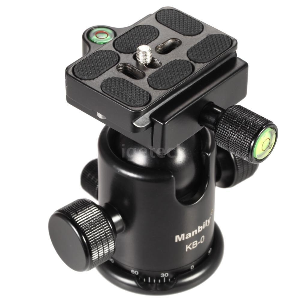 Manbily KB-0 Stativhuvud Kamera Kulhuvud Panoramahuvud Glidskenahuvud