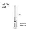 Nail File Grinder and Pedicure Tool Set - Finger and Toe Nail Sanding Strips and Polishers