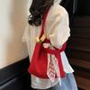 Yogodlns Summer Beach Tote Bag Women New Fashion Hollow Out Weave Shoulder Bags Female Lace Decorate Handbags